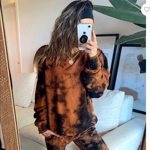 12th Tribe West Coast Marble Tie Dye Crewneck